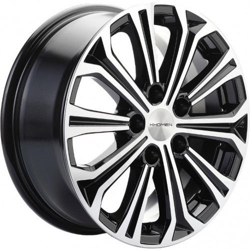 Khomen KHW 1610 6.5x16 5*114.3 ET43 DIA67.1 Black-FP Литой