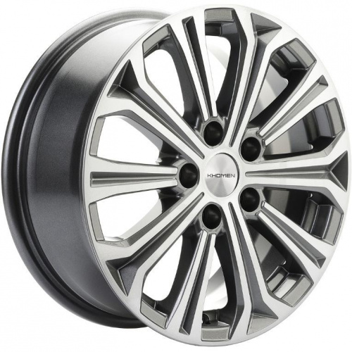 Khomen KHW 1610 6.5x16 5*114.3 ET46 DIA67.1 Gray-FP Литой