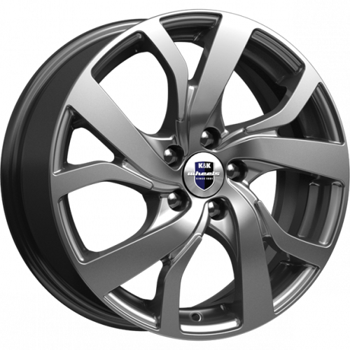 K&K Палермо 6.5x16 5*114.3 ET47 DIA66.1 Дарк платинум Литой