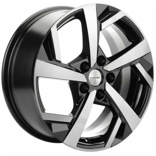 Khomen KHW 1712 7x17 5*110 ET45 DIA67.1 Black-FP Литой