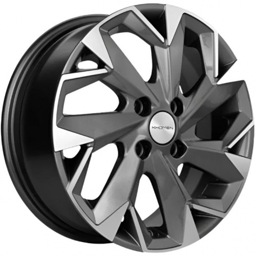 Khomen KHW 1508 6x15 4*100 ET40 DIA60.1 Gray-FP Литой