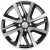Khomen KHW 1609 6x16 4*100 ET47 DIA56.6 Black-FP Литой