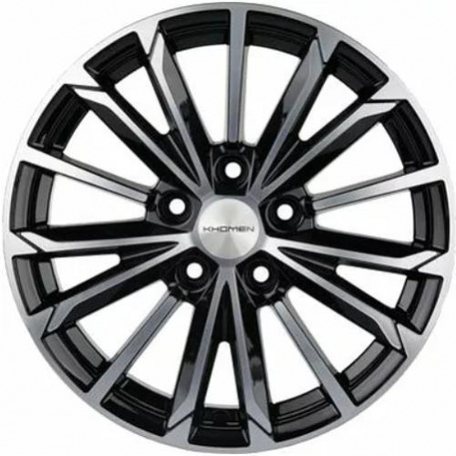 Khomen KHW 1611 6.5x16 5*114.3 ET47.5 DIA67.1 Black-FP Литой