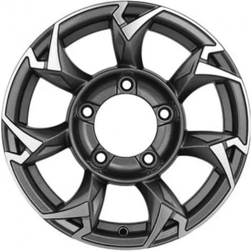 Khomen KHW 1505 5.5x15 5*139.7 ET5 DIA98.5 F-Silver Литой