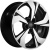 Khomen KHW 1724 7x17 5*114.3 ET40 DIA66.1 Black-FP Литой Khomen KHW 1724 7x17 5*114.3 ET40 DIA66.1 Black-FP Литой
