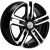 Khomen KHW 1602 6.5x16 5*139.7 ET35 DIA98.5 Black-FP Литой
