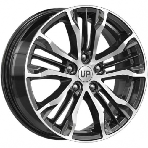 Wheels UP UP106 7x17 5*108 ET40 DIA54.1 New Black Литой