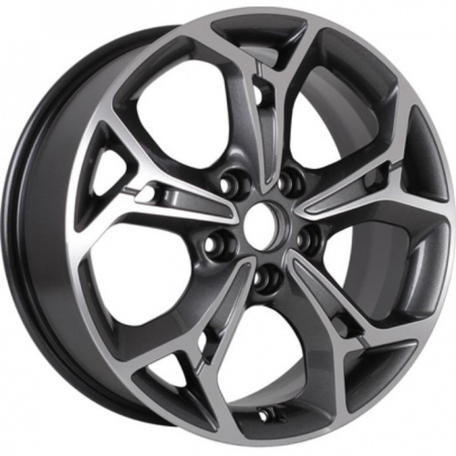 Khomen KHW 1702 7x17 5*110 ET46 DIA63.3 Gray-FP Литой