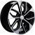 Khomen KHW 1703 7x17 5*114.3 ET39 DIA60.1 Black-FP Литой Khomen KHW 1703 7x17 5*114.3 ET39 DIA60.1 Black-FP Литой